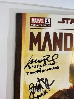 Star Wars The Mandalorian Season 2 #1 Marvel 2023 Gist Variant Autographed