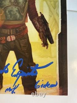 Star Wars The Mandalorian Season 2 #1 Marvel 2023 Gist Variant Autographed