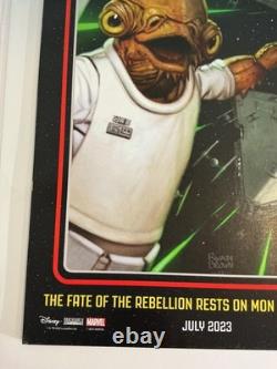 Star Wars The Mandalorian Season 2 #1 Marvel 2023 Gist Variant Autographed