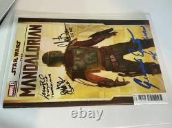 Star Wars The Mandalorian Season 2 #1 Marvel 2023 Gist Variant Autographed