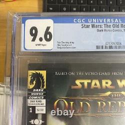 Star Wars The Old Republic- Threat Of Peace #1 (2010) Dark Horse CGC 9.6 Rare Star Wars The Old Republic- Threat Of Peace #1 (2010) Dark Horse CGC 9.6 Rare