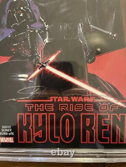 Star Wars The Rise of Kylo Ren # 1 CBCS 9.8 Clayton Crain Sketch & Murder Sig