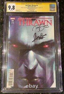 Star Wars Thrawn 1 150 Variant Cgc 9.8 Signed X2 Mattina Zahn The Mandalorian