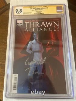 Star Wars Thrawn Alliances #2 CGC 9.8 WP Signed by Admiral Thrawn (2024)