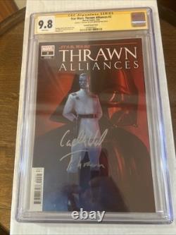 Star Wars Thrawn Alliances #2 CGC 9.8 WP Signed by Admiral Thrawn (2024)