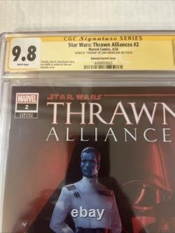 Star Wars Thrawn Alliances #2 CGC 9.8 WP Signed by Admiral Thrawn (2024)