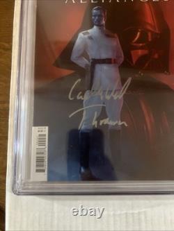 Star Wars Thrawn Alliances #2 CGC 9.8 WP Signed by Admiral Thrawn (2024)
