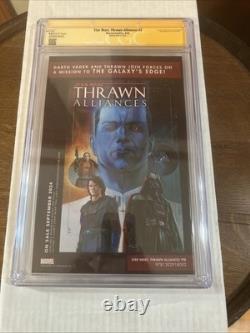 Star Wars Thrawn Alliances #2 CGC 9.8 WP Signed by Admiral Thrawn (2024)