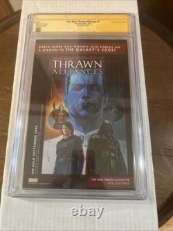 Star Wars Thrawn Alliances #2 CGC 9.8 WP Signed by Admiral Thrawn (2024)