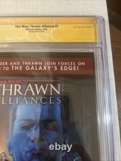 Star Wars Thrawn Alliances #2 CGC 9.8 WP Signed by Admiral Thrawn (2024)