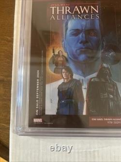 Star Wars Thrawn Alliances #2 CGC 9.8 WP Signed by Admiral Thrawn (2024)