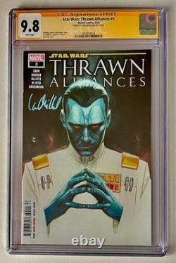 Star Wars Thrawn Alliances #3. Cgc Ss 9.8. Signed By Lars Mikkelsen