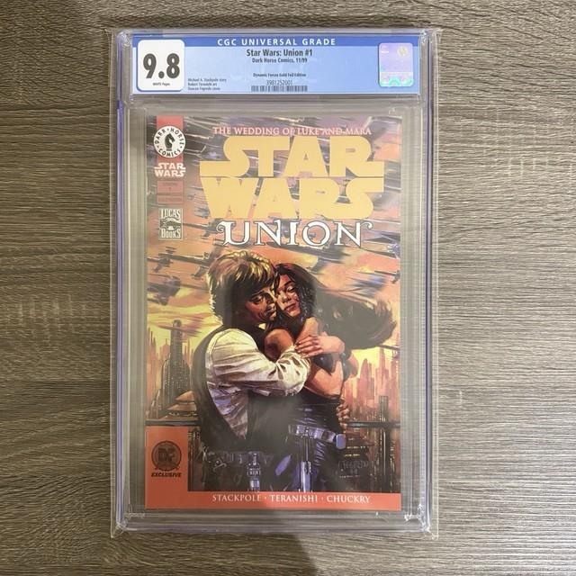 Star Wars Union #1 Dynamic Forces Gold Variant Edition Cgc 9.8