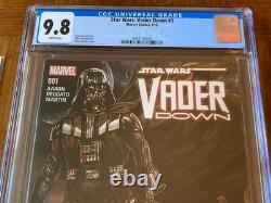 Star Wars Vader Down 1 CGC 9.8 White Pages (Iconic Cover) + extras Star Wars Vader Down 1 CGC 9.8 White Pages (Iconic Cover) + extras