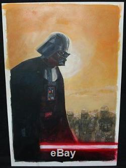 Star Wars Vader Down Unpublished Painted Variant Cover 2015 art by Alex Maleev
