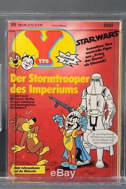 Star Wars Vintage Hoth Stormtrooper YPS Figure And Comic UKG 85 (85/85/80)