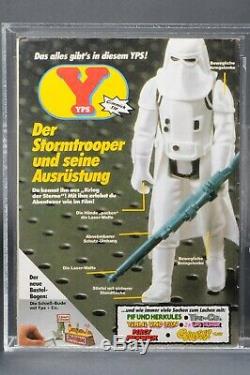 Star Wars Vintage Hoth Stormtrooper YPS Figure And Comic UKG 85 (85/85/80)