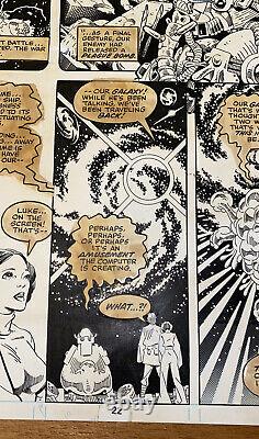Star Wars Vintage Marvel Page 22 Issue #38 Michael Golden Original Comic Art