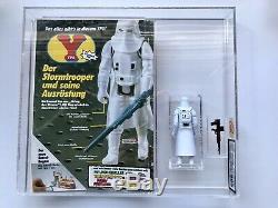 Star Wars Vintage YPS Snowtrooper And Comic UKG Graded 90 GOLD. Rare Piece AFA