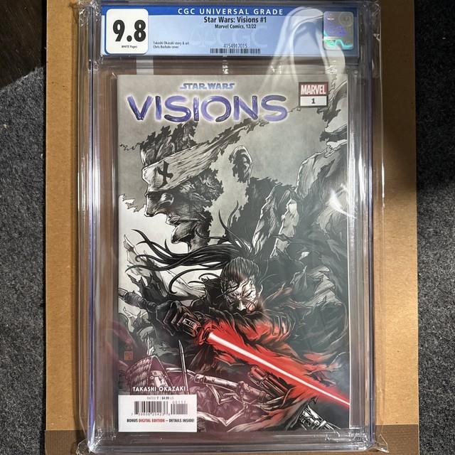Star Wars Visions #1 Cgc 9.8 Takashi Okazaki Marvel 2022 White Pages