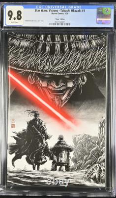 Star Wars Visions Takashi Okazaki #1 1100 Virgin Variant CGC 9.8
