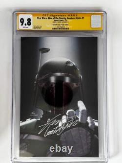 Star Wars War Of The Bounty Hunter Alpha #1 Virgin Signed By Inhyuk Lee Cgc 9.8 Star Wars War Of The Bounty Hunter Alpha #1 Virgin Signed By Inhyuk Lee Cgc 9.8