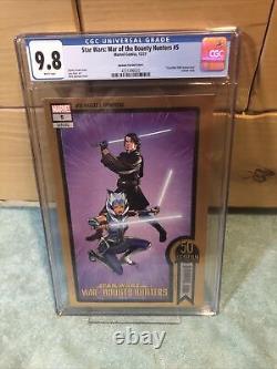 Star Wars War Of The Bounty Hunters 5 Cgc 9.8 Ahsoka Anakin Sprouse Variant 2021