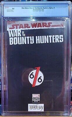 Star Wars War Of The Bounty Hunters Alpha 1 CGC 9.8 616 Comics Virgin Edition