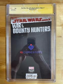 Star Wars War Of The Bounty Hunters Alpha 1 CGC 9.8 Gist Recast READ