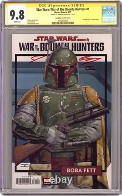 Star Wars War of Bounty Hunters 1E Cassaday Trading Card 125 CGC 9.8 SS 2021