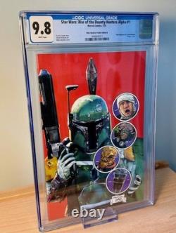 Star Wars War of Bounty Hunters Alpha #1 CGC 9.8? Mayhew Virgin Variant
