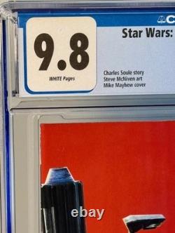 Star Wars War of Bounty Hunters Alpha #1 CGC 9.8? Mayhew Virgin Variant