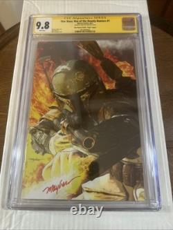Star Wars War of the Bounty Hunters #1 CGC 9.8 Mayhew Virgin Ed. (2021)