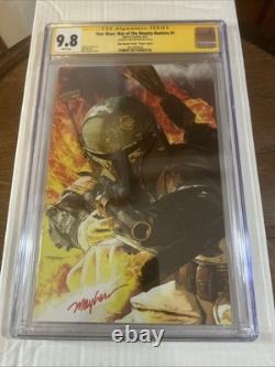 Star Wars War of the Bounty Hunters #1 CGC 9.8 Mayhew Virgin Ed. (2021)