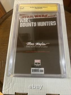 Star Wars War of the Bounty Hunters #1 CGC 9.8 Mayhew Virgin Ed. (2021)