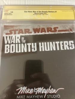 Star Wars War of the Bounty Hunters #1 CGC 9.8 Mayhew Virgin Ed. (2021)
