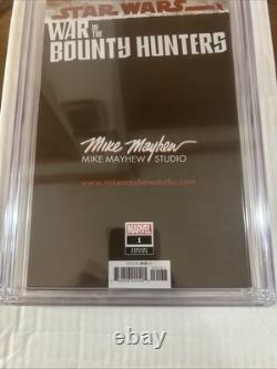 Star Wars War of the Bounty Hunters #1 CGC 9.8 Mayhew Virgin Ed. (2021)