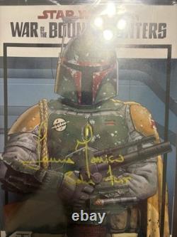 Star Wars War of the Bounty Hunters #1 CGC 9.8 Signed By Temuera MORRISON