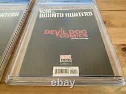 Star Wars War of the Bounty Hunters Alpha #1 CGC 9.8 Devil Dogs Comic Set