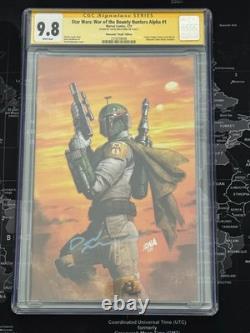 Star Wars War of the Bounty Hunters Alpha #1 CGC 9.8 SS SIGNED DAVID NAKAYAMA