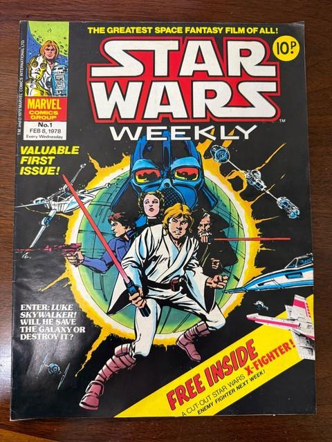 Star Wars Weekly #1 (marvel Uk 1978) Fine No Gifts