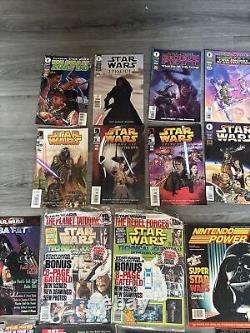 Star Wars Weekly Marvel Magazine Comics Mixed Lot of 37 Comics And Mags VTG