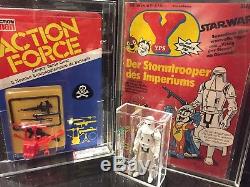 Star Wars YPS Focus Trooper AFA 85, Comic 510, Action Force MOC AFA 90