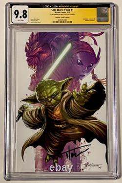 Star Wars Yoda #1 (2023) CGC 9.8 Signed By Tyler Kirkham Whatnot Exclusive