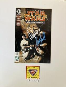 Star Wars autographed Comic Book-Carrie Fisher And Mark Hamill