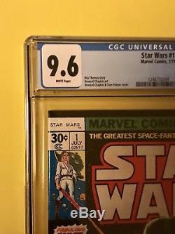Star Wars comic #1 1977 CGC graded 9.6 WHITE PAGES First Print