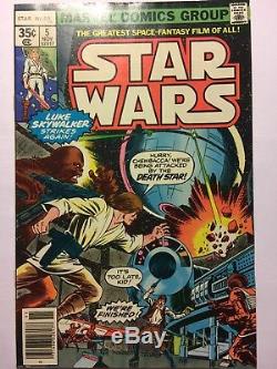Star Wars comic 1 2 3 4 and 5 5 comic Lot In Very Good Condition