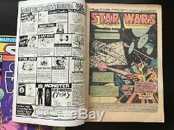 Star Wars comic lot of 28 (1st Print 1977, Marvel) #1 thru #97