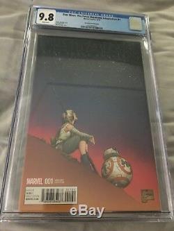 Star Wars the Force Awakens Adaptation #1 Quesada 1100 Variant CGC 98 NM+/MT