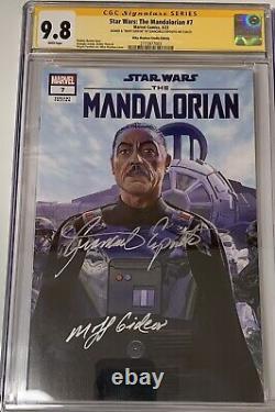 Star Wars the Mandalorian #7 CGC SS 9.8 Mayhew Signed By Giancarlo Esposito